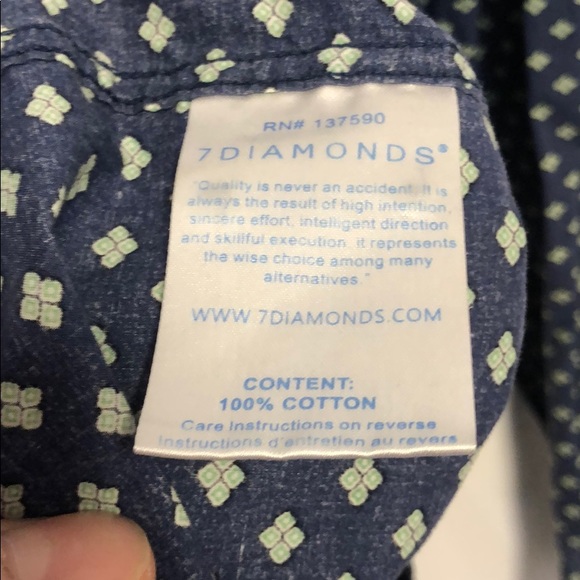 Men’s Dress Shirt - Small Patterned - Picture 5 of 6